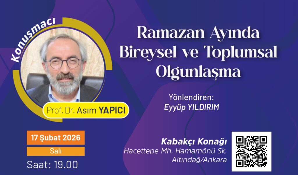 Şubat ayı konuğumuz Prof. Dr. Asım YAPICI